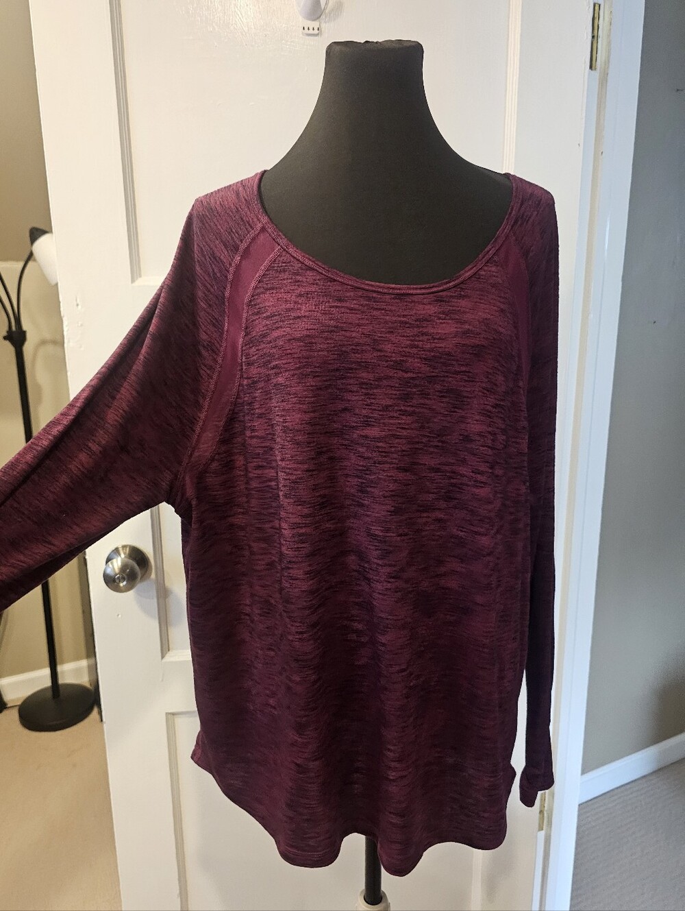 Women’s Long Sleeve Sheer Back Tee
